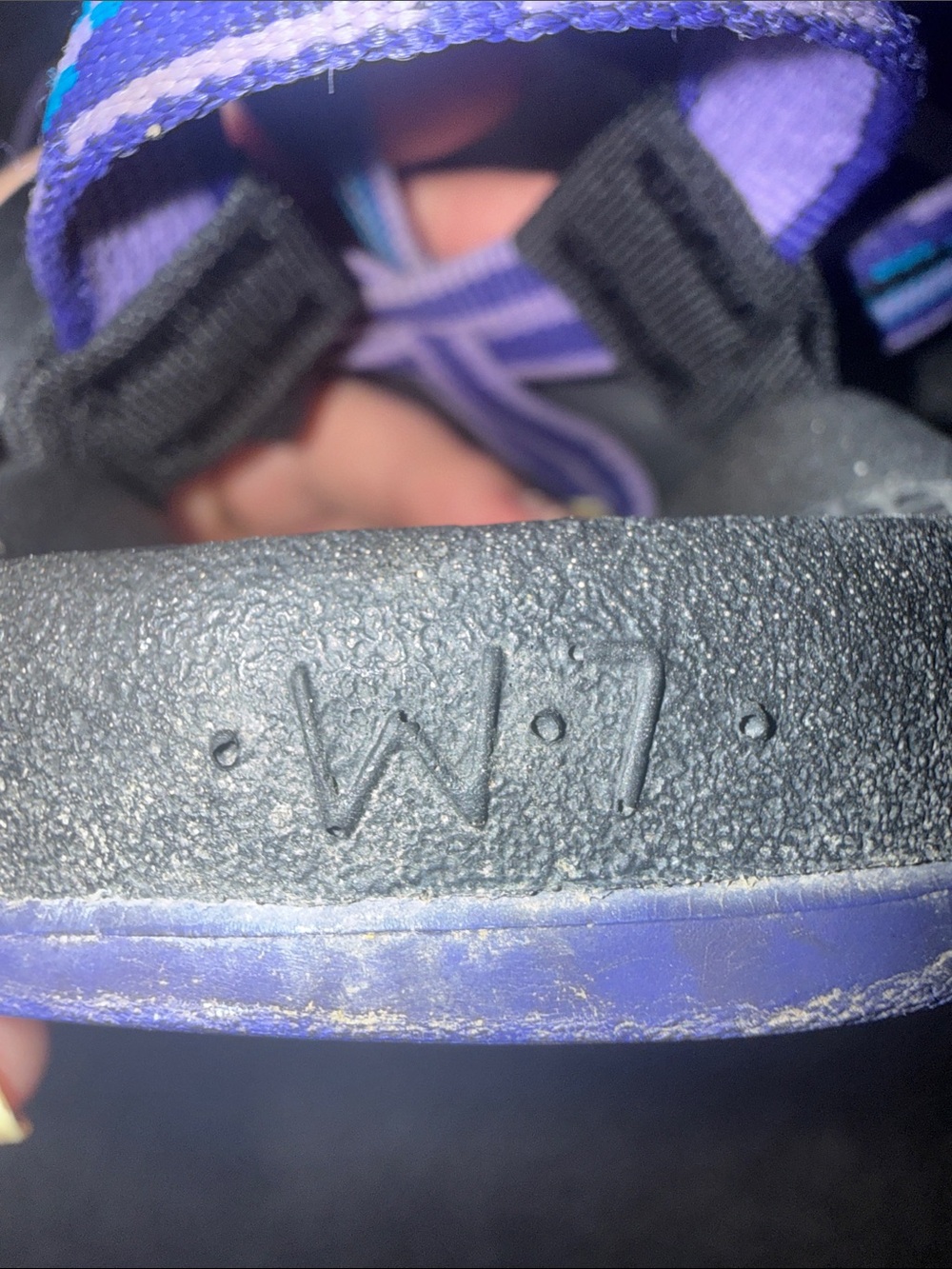Chaco Purple and Blue Strappy Sandals - Picture 5 of 5